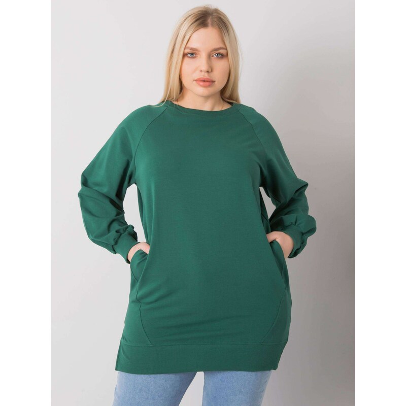 RELEVANCE Blouse-RV-BZ-7227.95-dark green 64688105