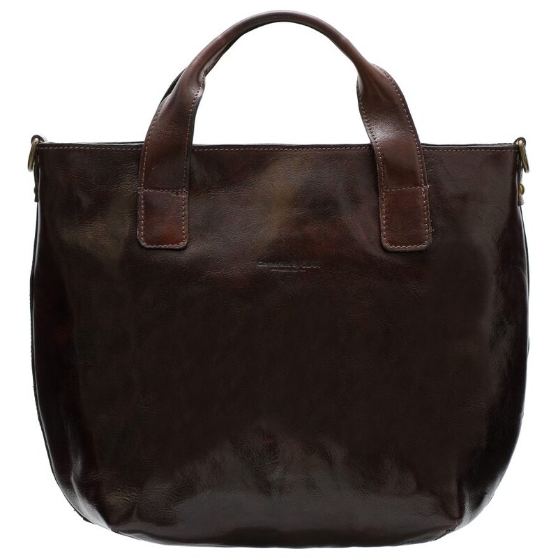 Glamorous by GLAM Santa Croce Kožená kabelka do ruky väčšia - tmavo 28162446