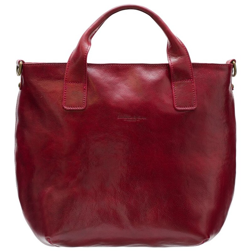 Glamorous by GLAM Santa Croce Kožená kabelka do ruky väčšia - vínová 28162447