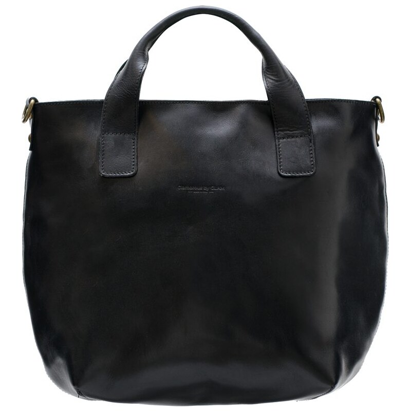 Glamorous by GLAM Santa Croce Kožená kabelka do ruky väčšia - čierna 28162448