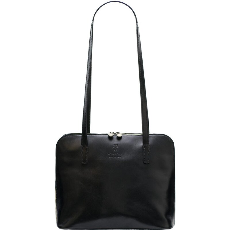 Glamorous by GLAM Santa Croce Dámska kožená kabelka s dlhými pútkami - 28162454