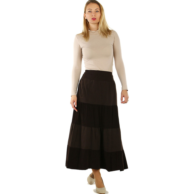 TopMode Dámska dlhá menčestrová sukňa 31809637