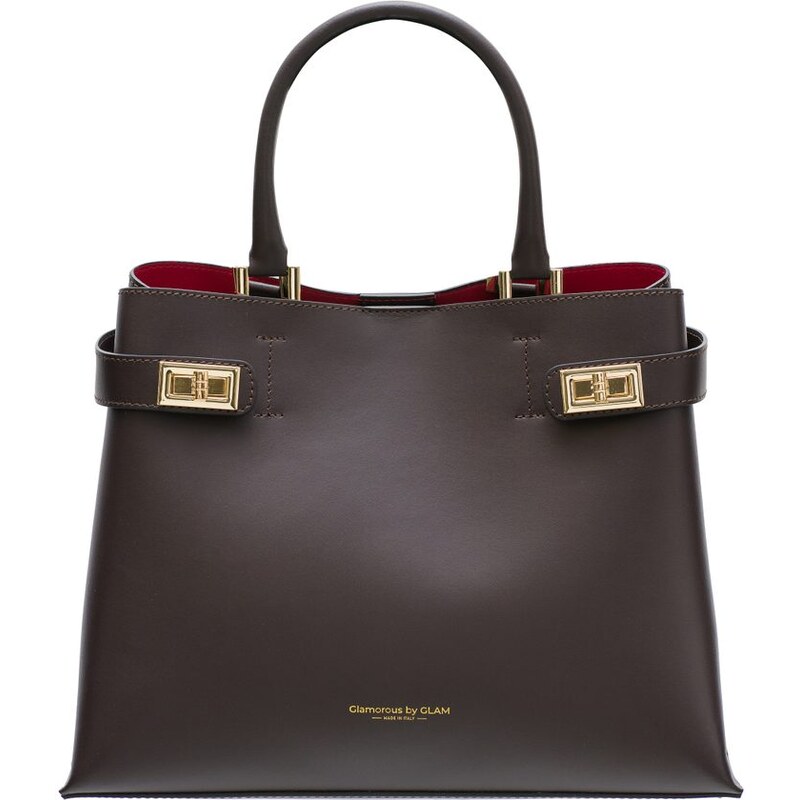 Glamorous by GLAM Dámska exkluzívna kabelka so zlatými detailmi - 28186905