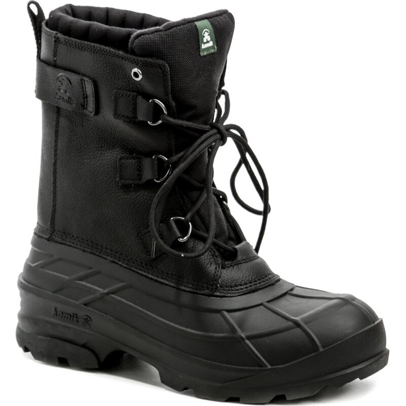 KAMIK ALBORG PLUS čierne pánske zimné topánky 28187106
