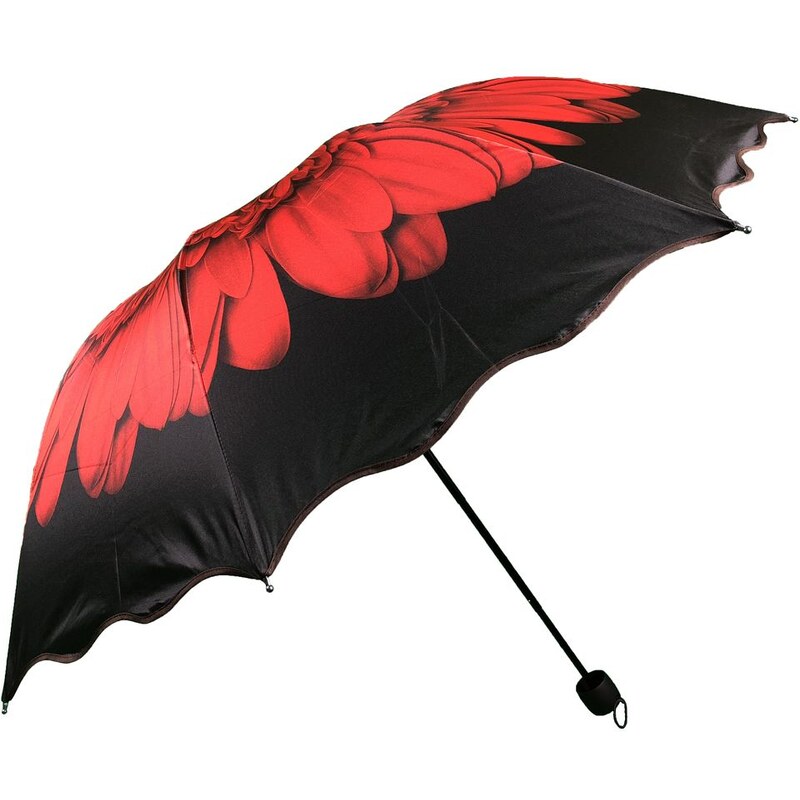 Dáždnik - červený kvet