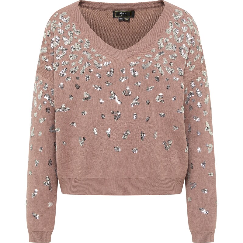 faina Sveter tmavošedá / strieborná 65867526