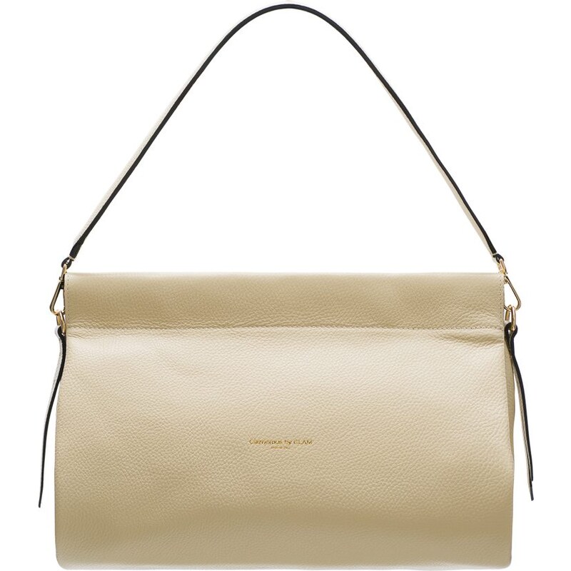 Glamorous by GLAM Dámska exkluzívna kožená kabelka s magnetmi - béžová 28194931