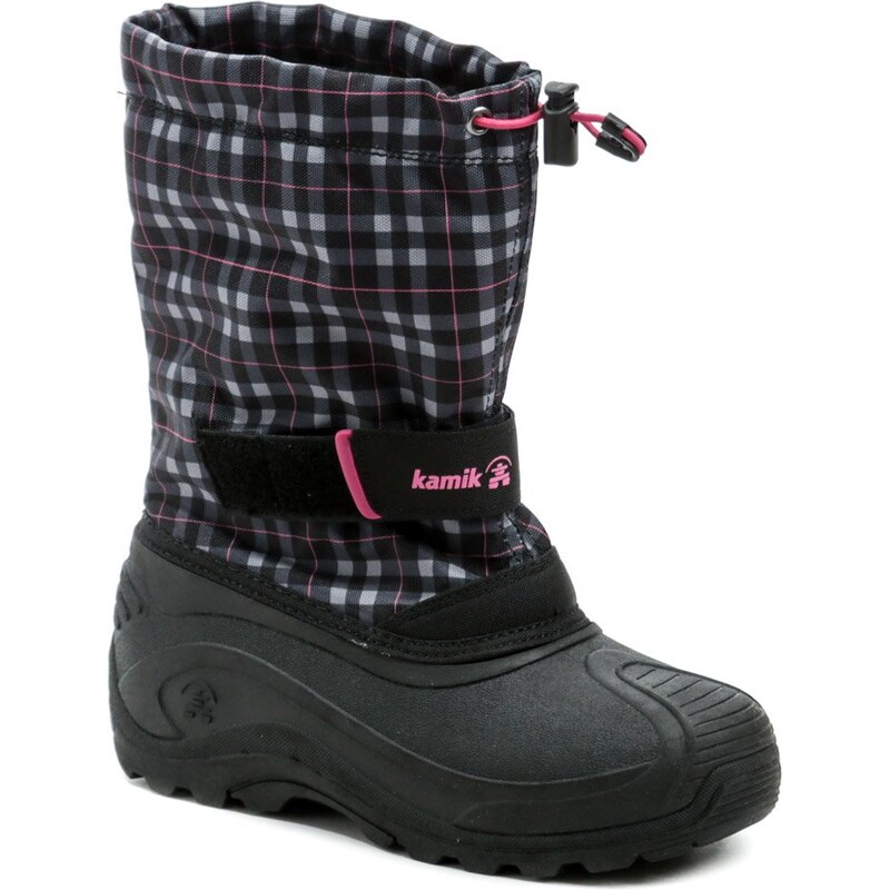 KAMIK FINLEY black pink detské zimné snehule 28197252