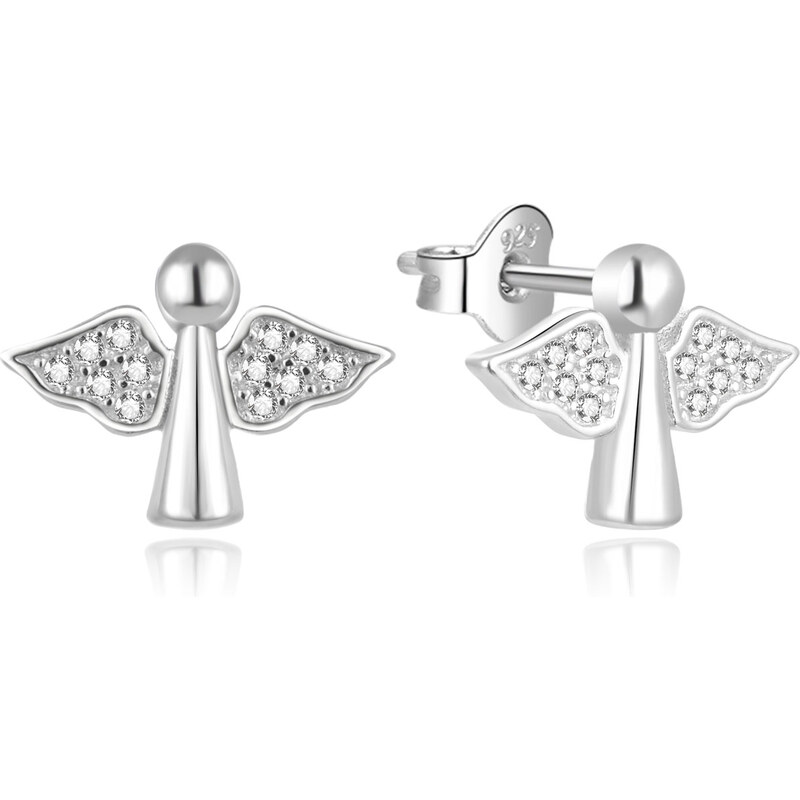 Beneto Nežné strieborné náušnice Anjelici AGUP2411L 66587699