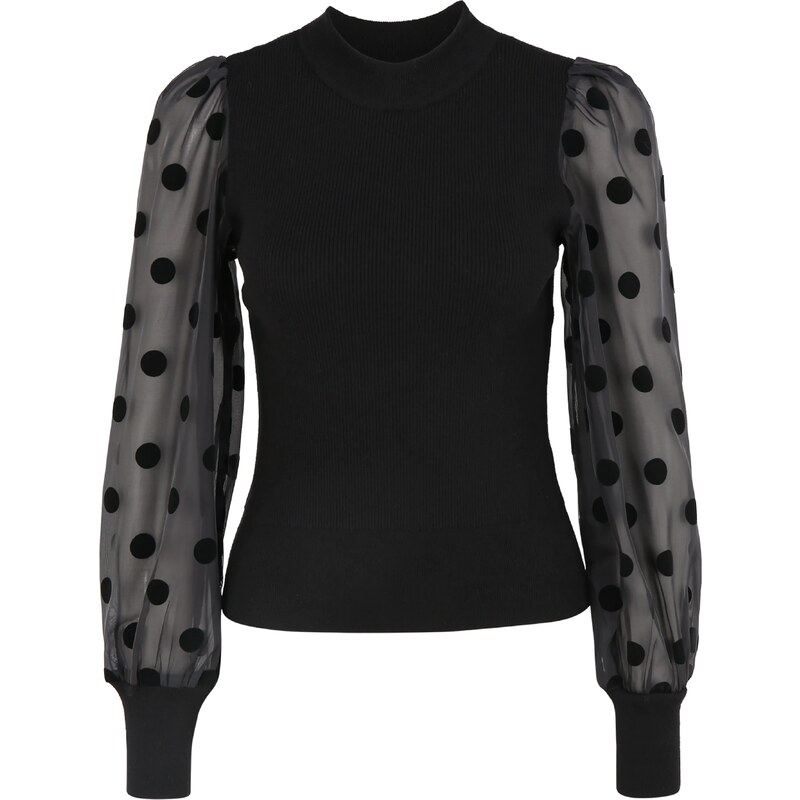 YAS Sveter YASDotme čierna 58421076