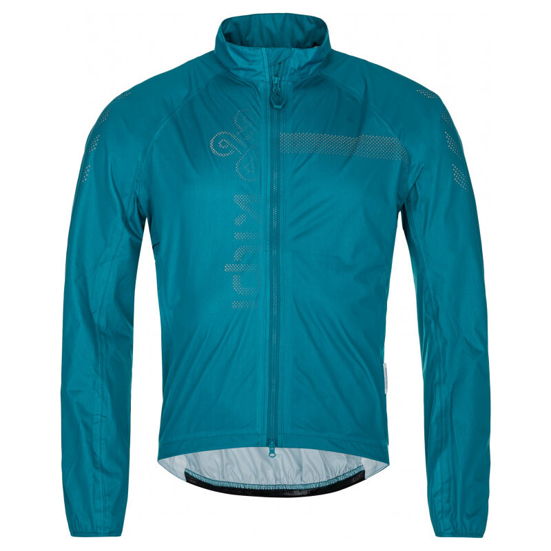 Pánska cyklistická nepremokavá bunda Kilpi RAINAR-M tyrkysová 28456735
