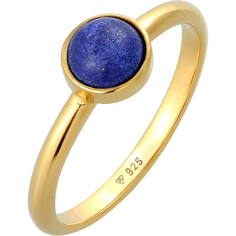 ELLI PREMIUM Prsteň kobaltovomodrá / zlatá 54227590