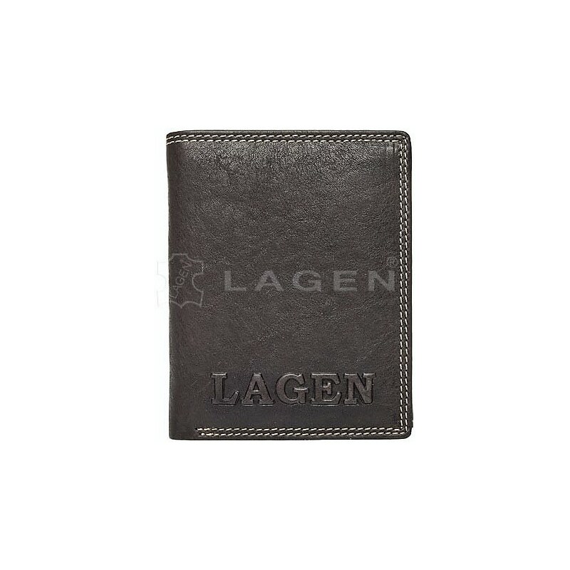 Lagen Pánska kožená peňaženka 614785 hnedá