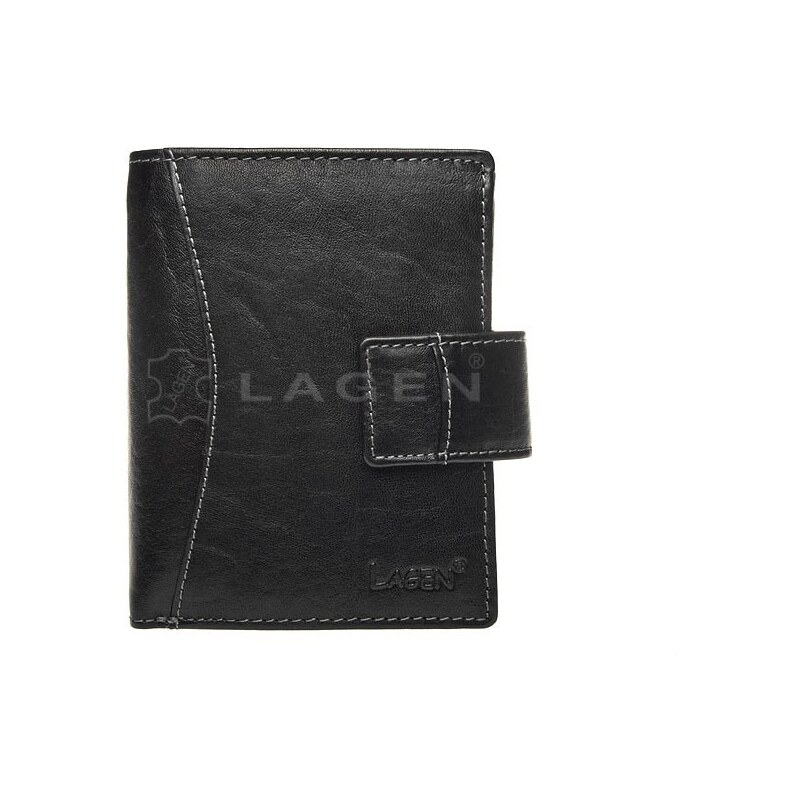 Lagen Dámska kožená peňaženka 3808/T čierna