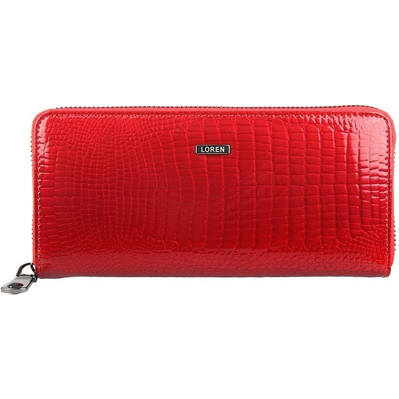 LORENTI Dámska kožená peňaženka 77006-RS červená