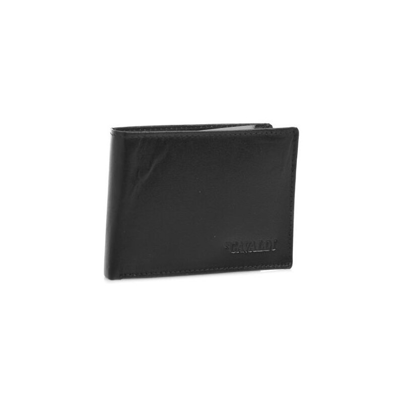 CAVALDI Pánska kožená peňaženka 0670BS čierna