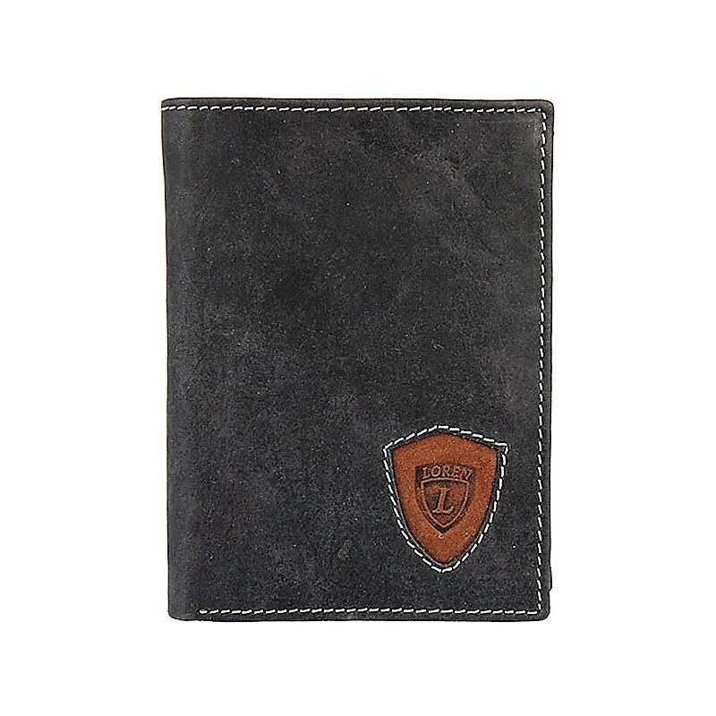 WILD Pánska kožená peňaženka N4-STL čierna