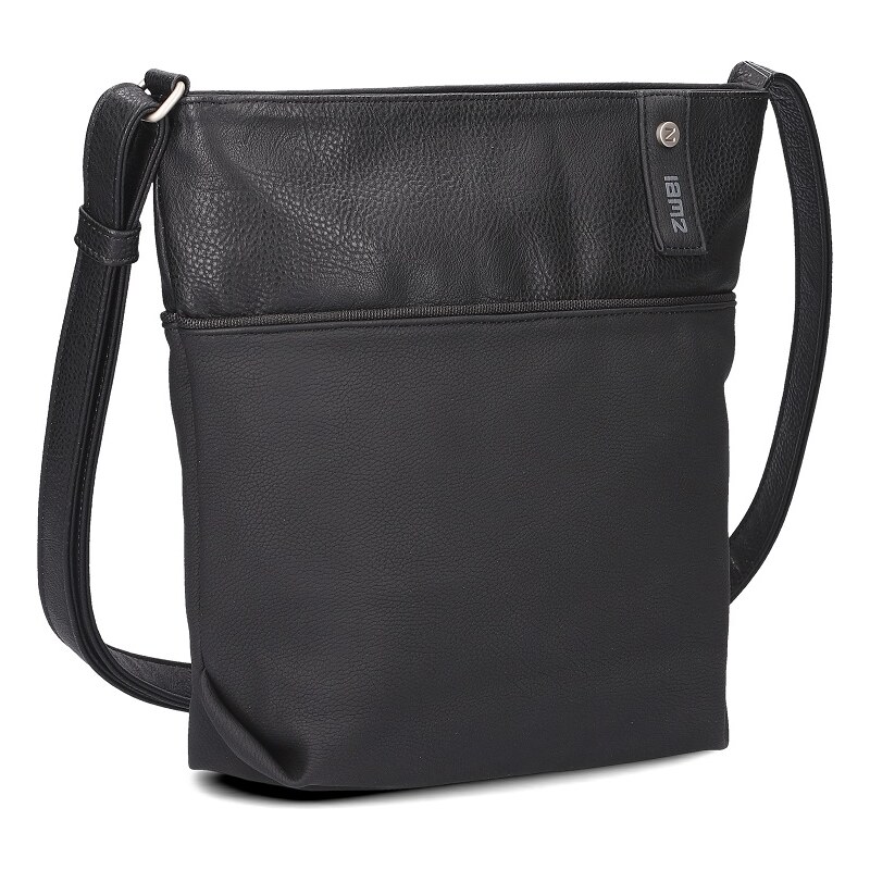 Kabelka crossbody se dvěma popruhy Zwei J10 NBLA 28258489