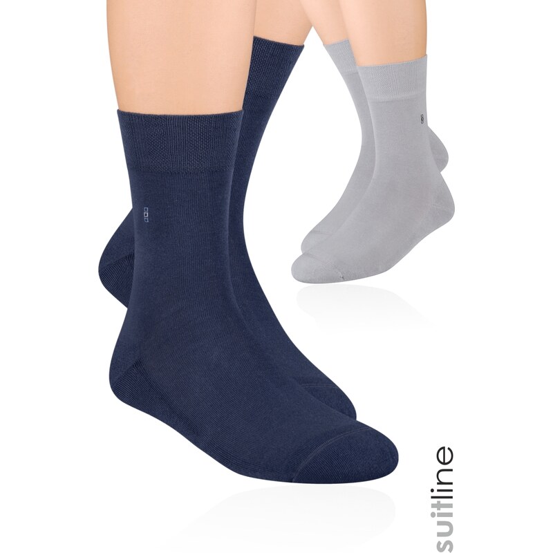 Steven Pánske polofroté ponožky so vzorom 003 35534792