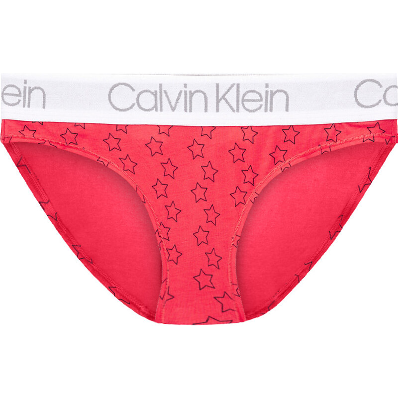 Calvin Klein - Body cotton starlet red nohavičky - limited edition