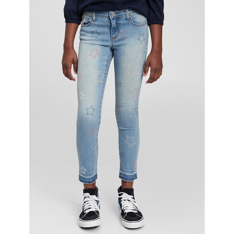 GAP Dievčenské skinny džínsy hvězdy 754757-00 66268600