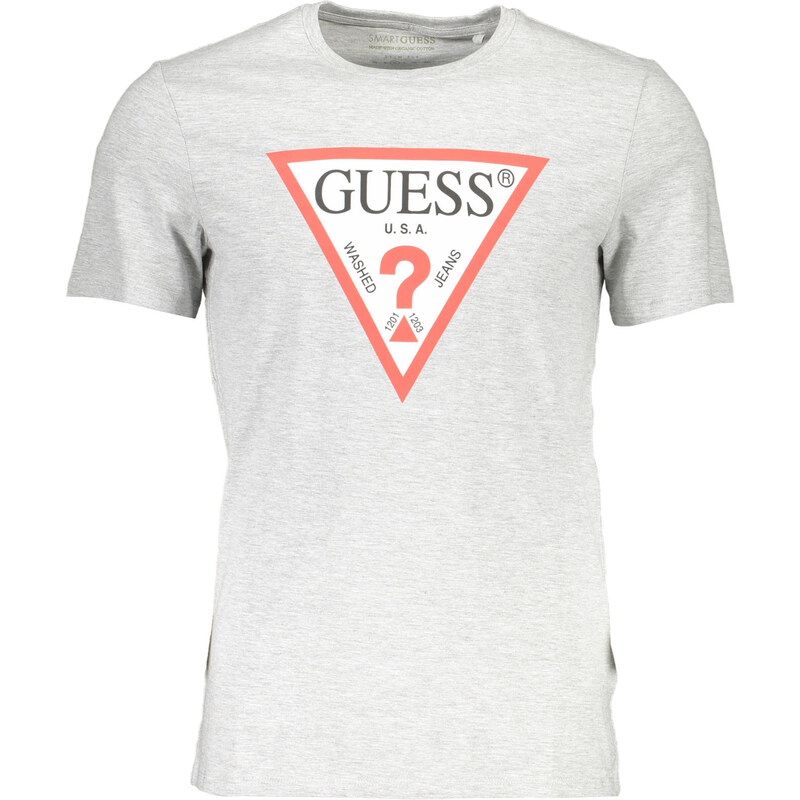 GUESS JEANS SHORT SLEEVE T-SHIRT MEN GREY 65382791