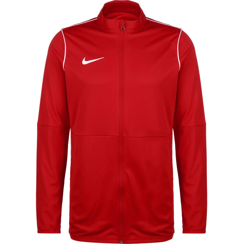 NIKE Športová bunda Park 20 ohnivo červená / biela 67727924