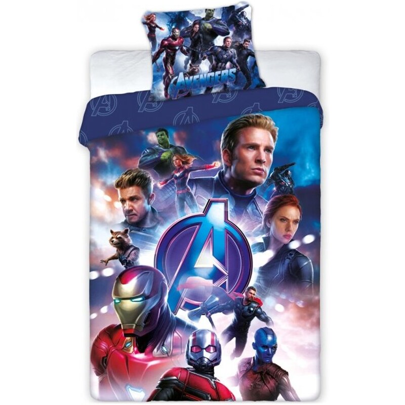 Faro Bavlnené posteľné obliečky Avengers - 100% bavlna - 70 x 90 cm + 140 x 200 cm