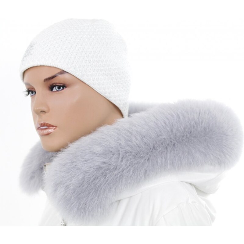 Sikora Kožušinový lem na kapucňu - líška zafír L 14/8 (60 cm) 37303314