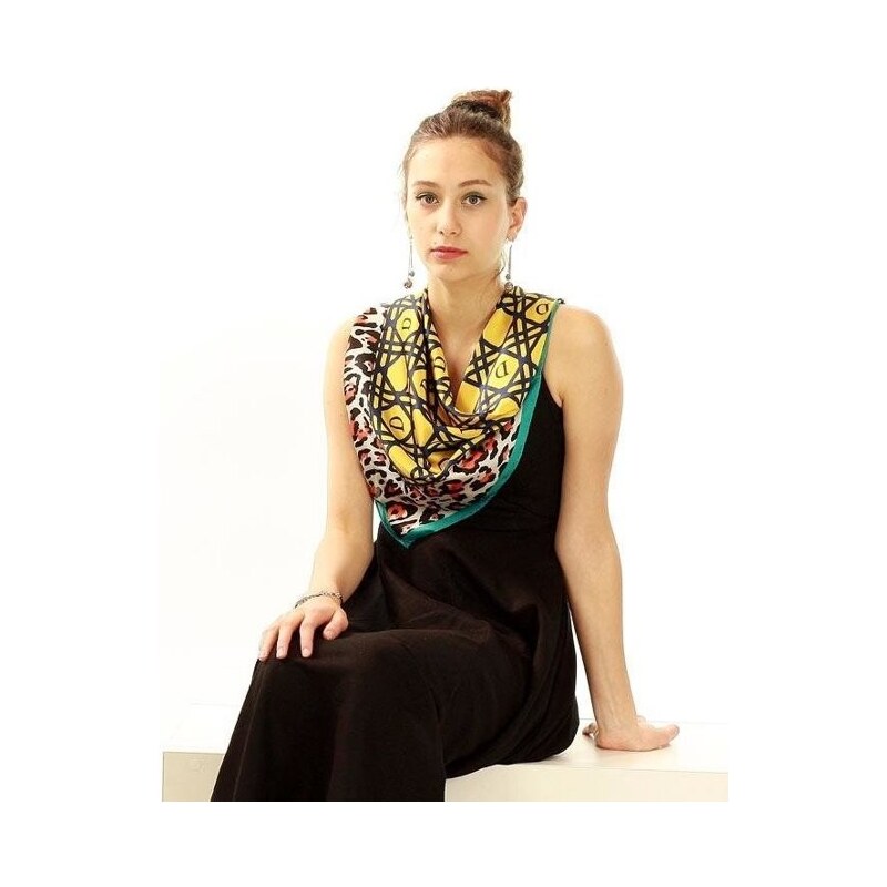 Marco Mazzini Hodvábna šatka Mazzini žltá 28307905