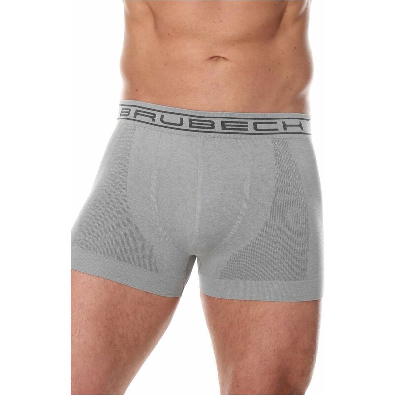 Pánske boxerky 00501 grey - BRUBECK 28435868