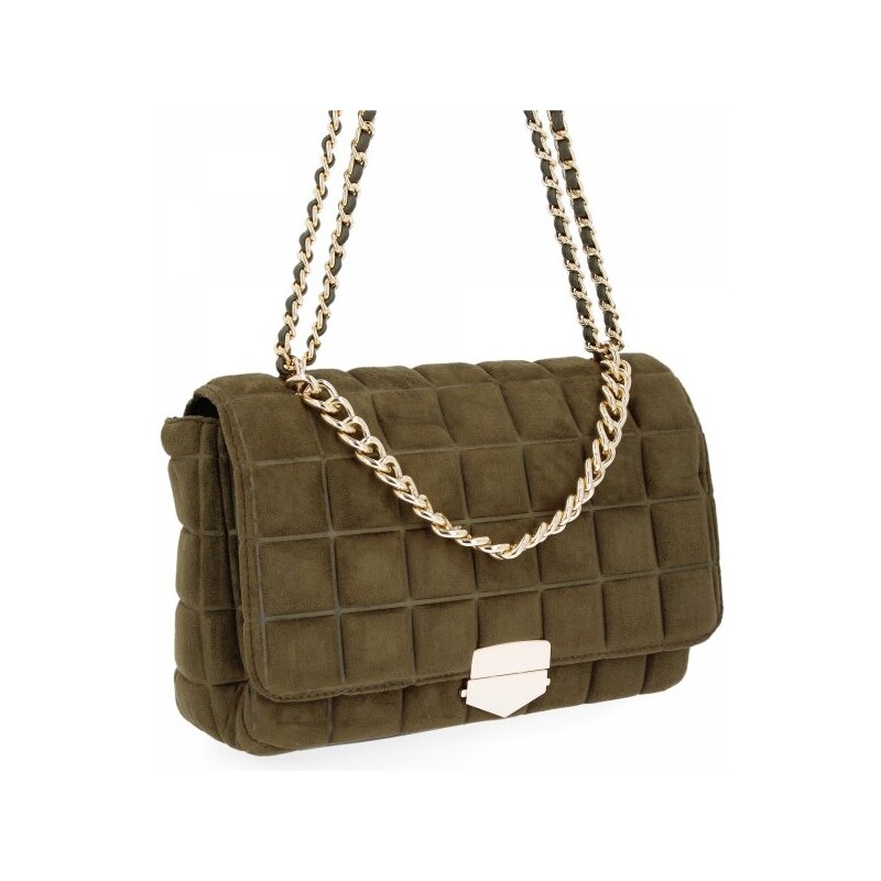 Dámska kabelka listonoška Potri zelená PF801 28324534