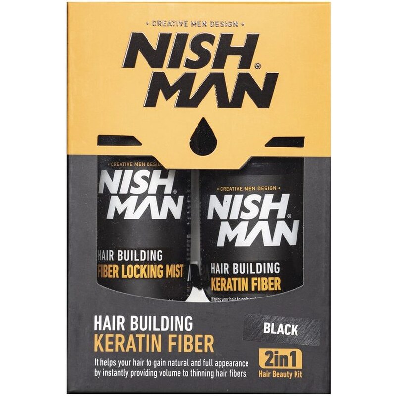 Nish Man Súprava na posilnenie vlasov s keratínom Nish Man Hair Beauty Kit
