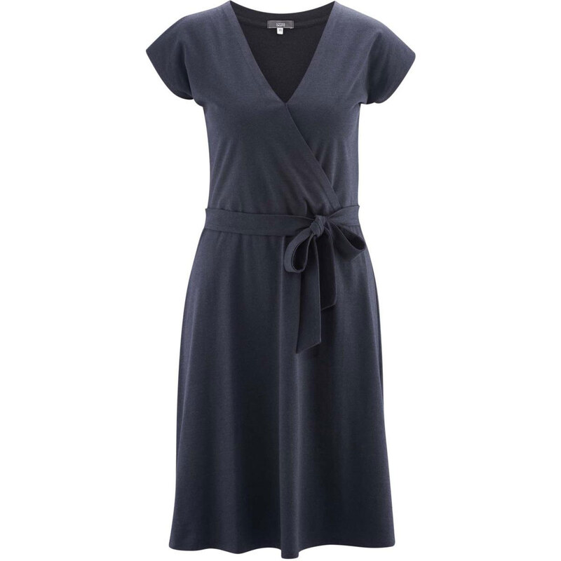 Glara Dámske bambusové šaty so zavinovacím efektom 36988316