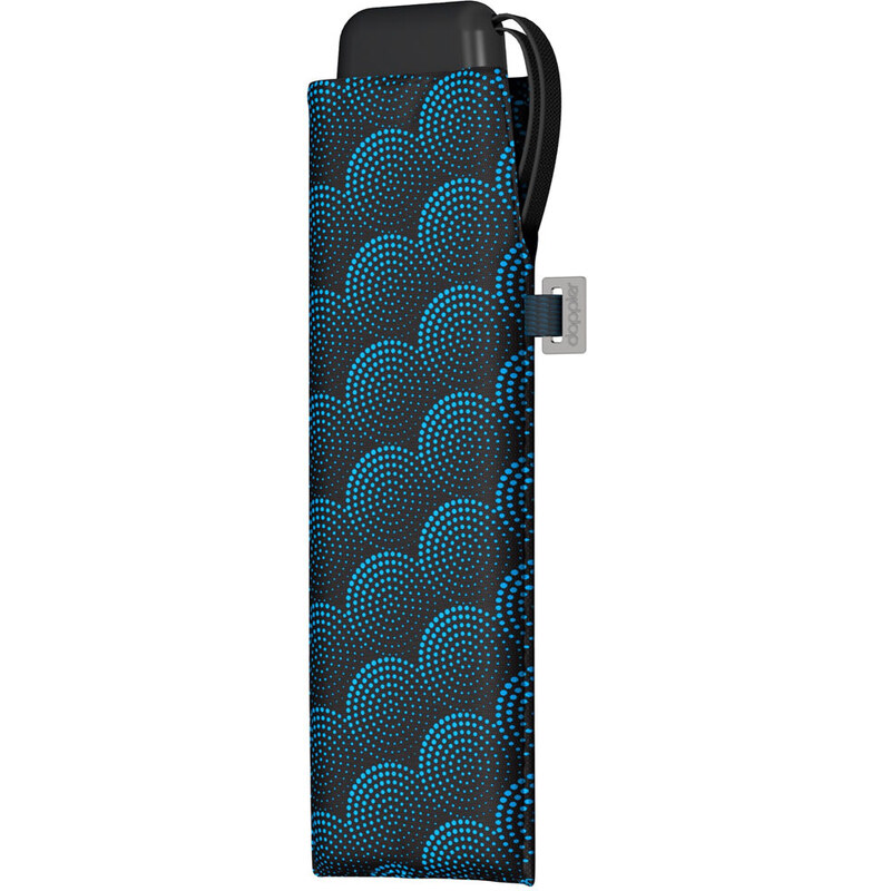 Doppler Mini Slim Carbonsteel TWISTER - dámsky plochý skladací dáždnik vínová