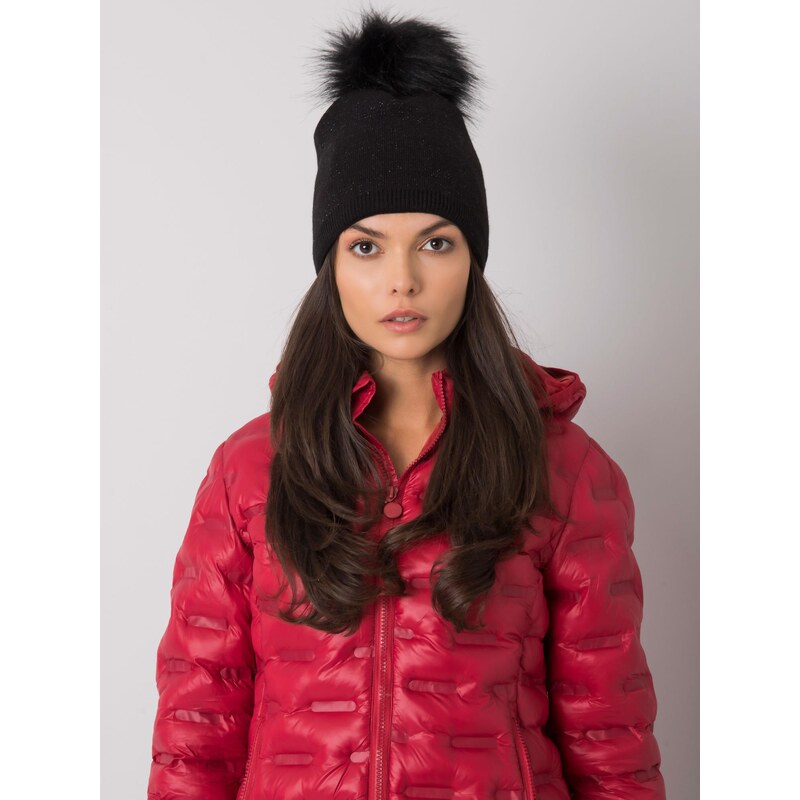 RUE PARIS Cap-JK-CZ-34.11-black 64683088