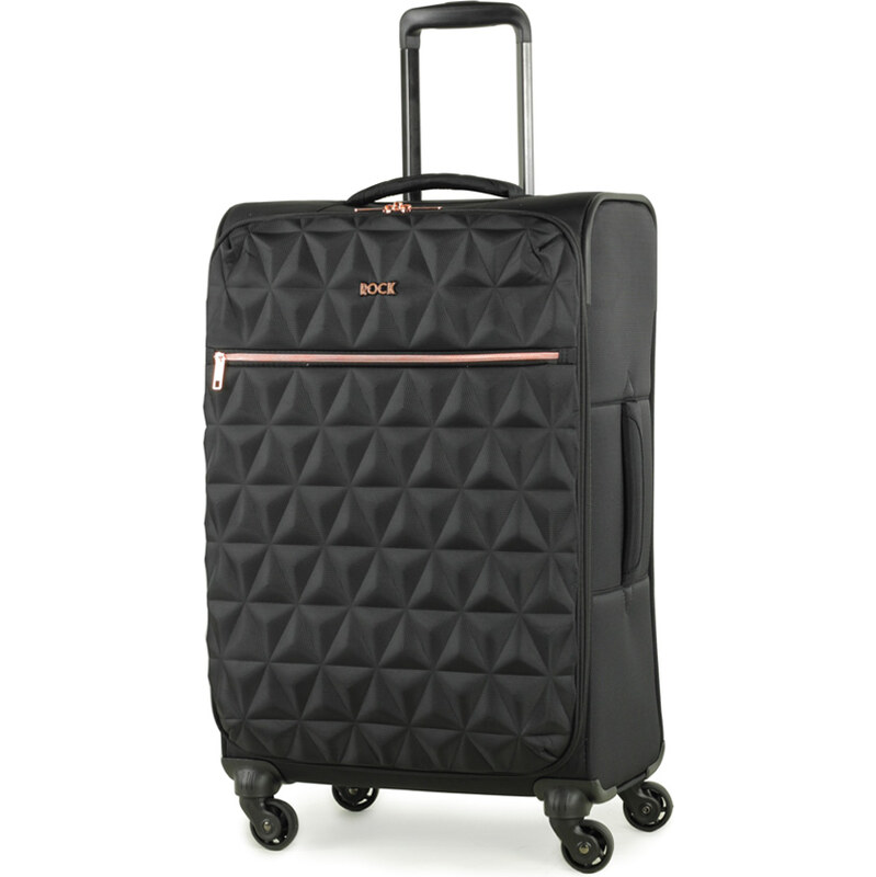 cestovný kufor ROCK TR-0207/3-M - čierna 62194873
