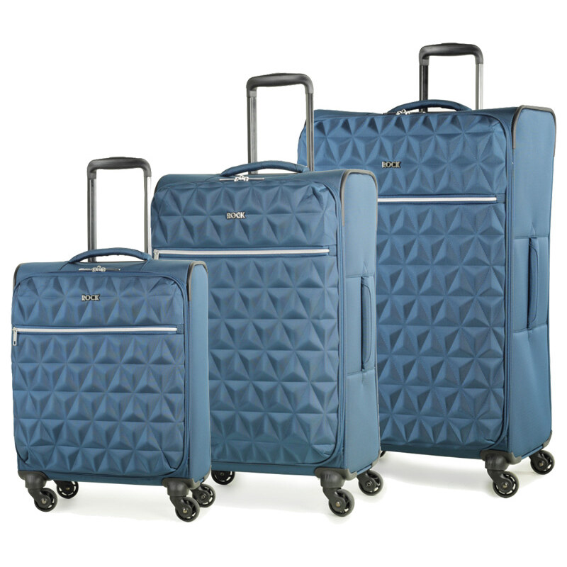 Sada cestovných kufrov ROCK TR-0207/3 – modrá 62191939
