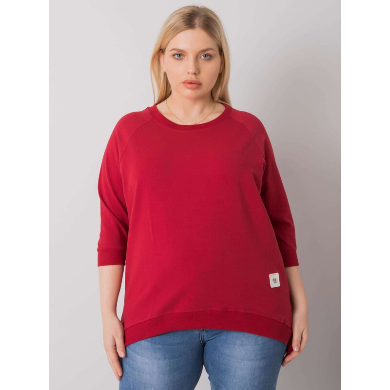 Bavlnená plus size mikina 6872 - FPrice 58186616