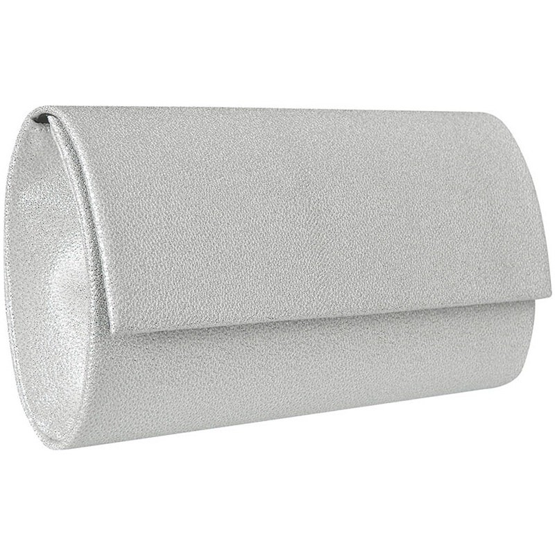 Lamour Strieborná trblietavá listová kabelka 351 57378650