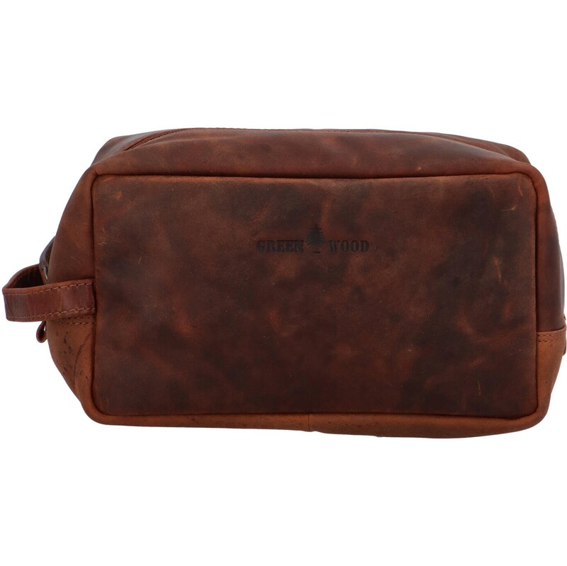 Green Wood Kožená príručná taška Nadi, sandal 64830982