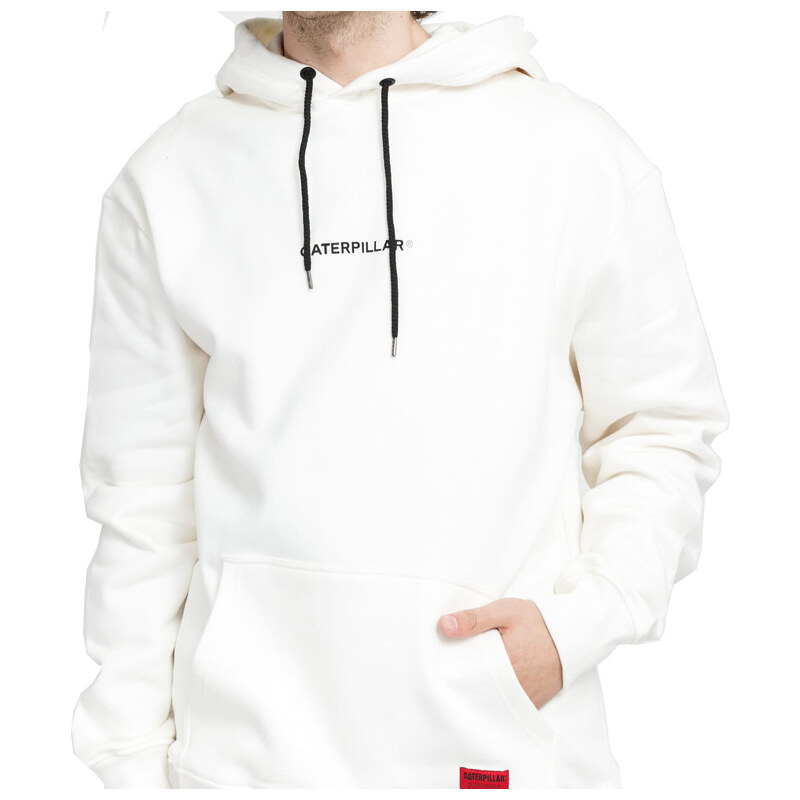 Caterpillar Double Print Hoodie White 65396339