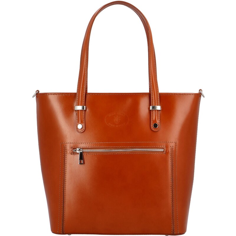 Delami Vera Pelle Dámska kožená kabelka koňaková - Delami Andrea koňak 34764126