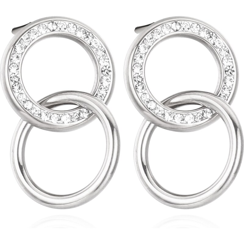 Troli Minimalistické oceľové náušnice VJMS004S 66855265