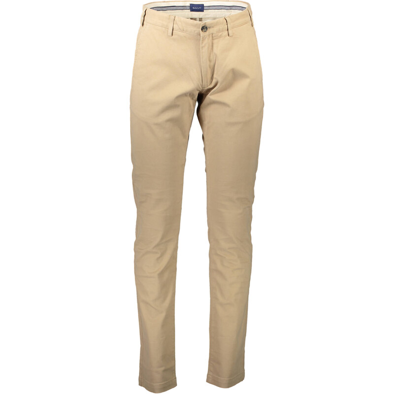Pánske béžové chino nohavice GANT 64704243