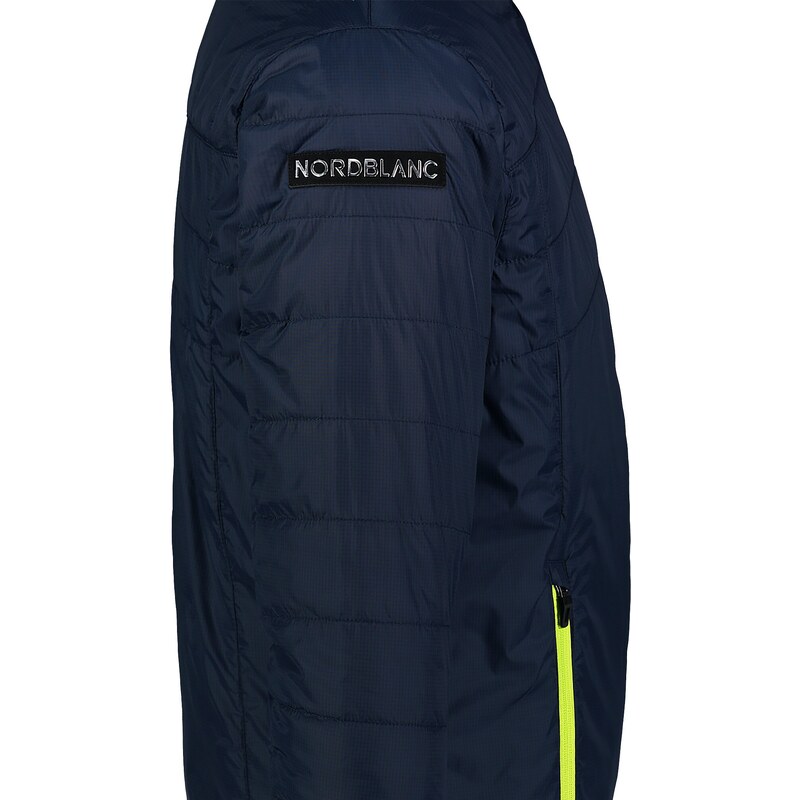Nordblanc Modrá pánska športová obojstranná bunda NEON