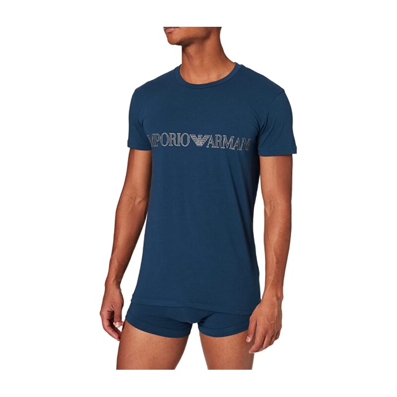 Pánsky set tričko + trenírky 111604 1A516 - 24334 - Modrá - Emporio 28458034