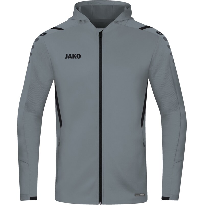 JAKO Športová bunda Challenge tmavosivá / čierna 67728290