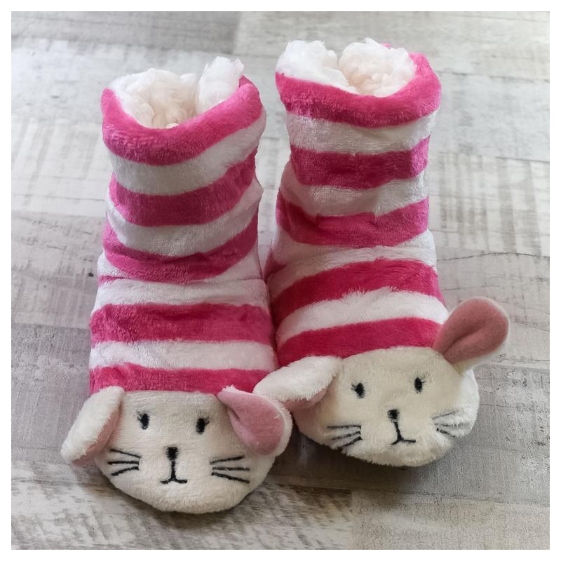 AURA.VIA Detské ružové papuče KAI 28470224