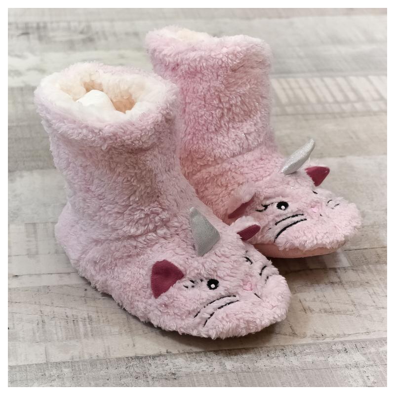 AURA.VIA Detské ružové papuče ARIANA 28470221